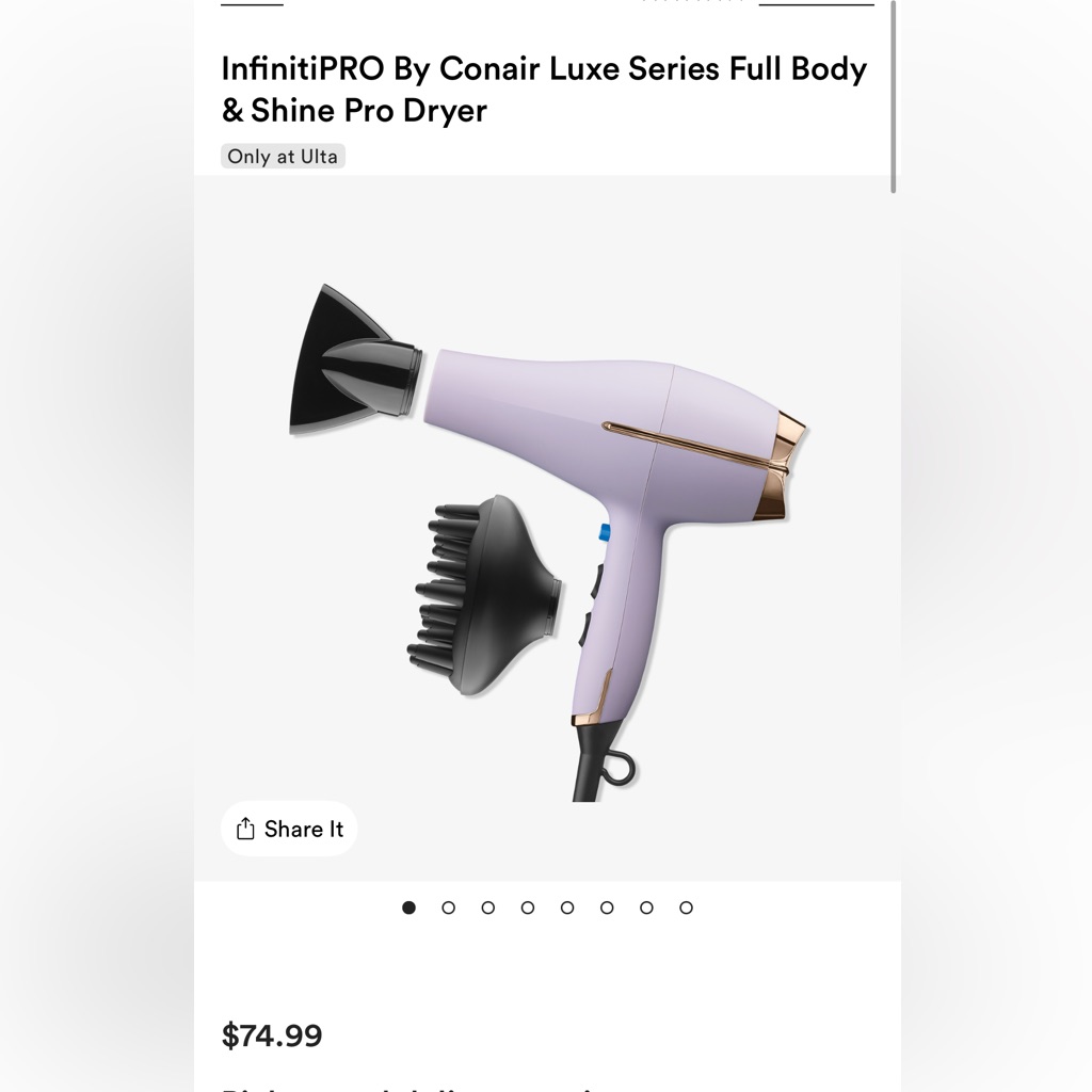 Infinitipro By Conair Luxe Series Full Body  Shine Pro Dryer